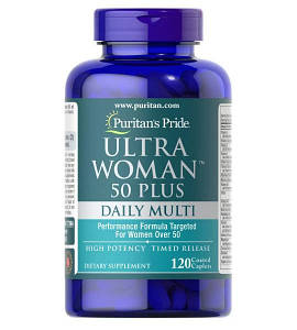 Вітаміни для жінок Puritan's Pride Ultra Woman 50 Plus 120 капс.