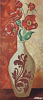 267 Чудесные тюльпаны №1, набор для вышивки бисером картины