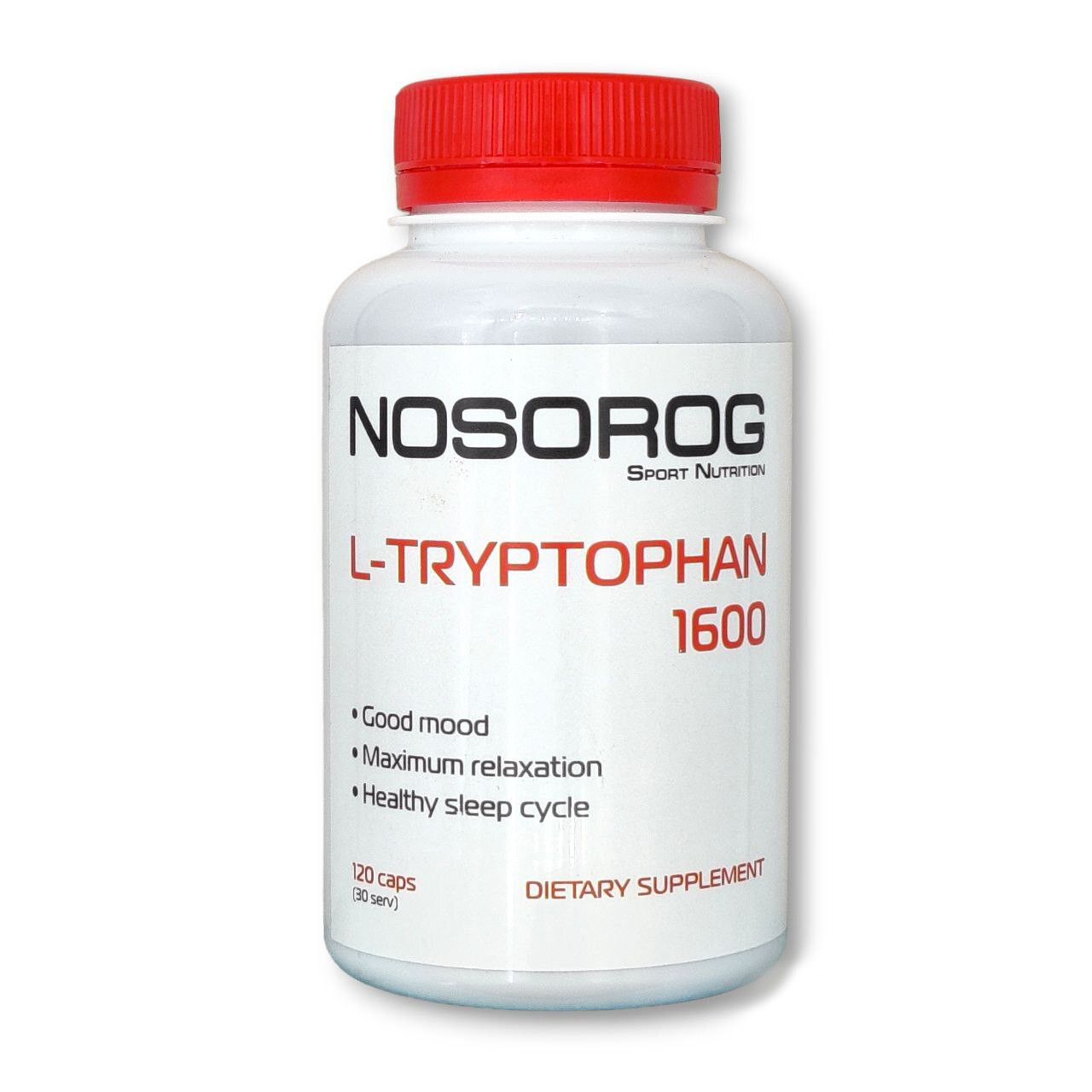 Триптофан Nosorog L-Tryptophan 1600 120 caps