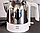 Електричний чайник Korkmaz A359-09 турецький чайданлик подвійний Vanilla Teapot - Cream Properties Grida, фото 2
