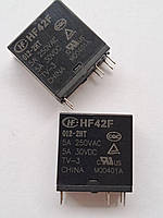 Реле 12V 5A 6pin (2 open) HF42F-12V-2HT