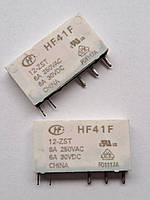 Реле 12VDC 6A 5pin (1 open 1 close) HF41F 12-ZS