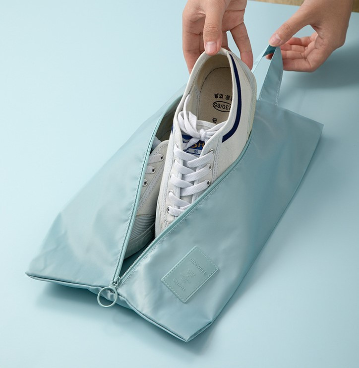 Чохол для зберігання взуття, сумок, речей, на блискавці 33*19,5 см (блакитний)