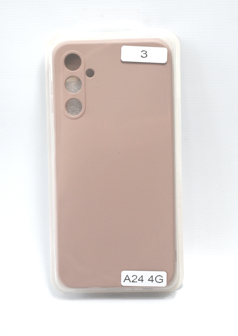 Чохол для телефону Samsung A24(4G) Silicone Original FULL №3 Pink sand (4you)