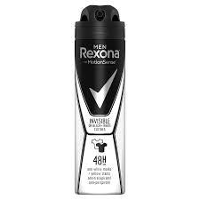 Дезодорант-антиперспірант Rexona Invisible Невидимий на чорному і білому, 150 мл (8712561534444)