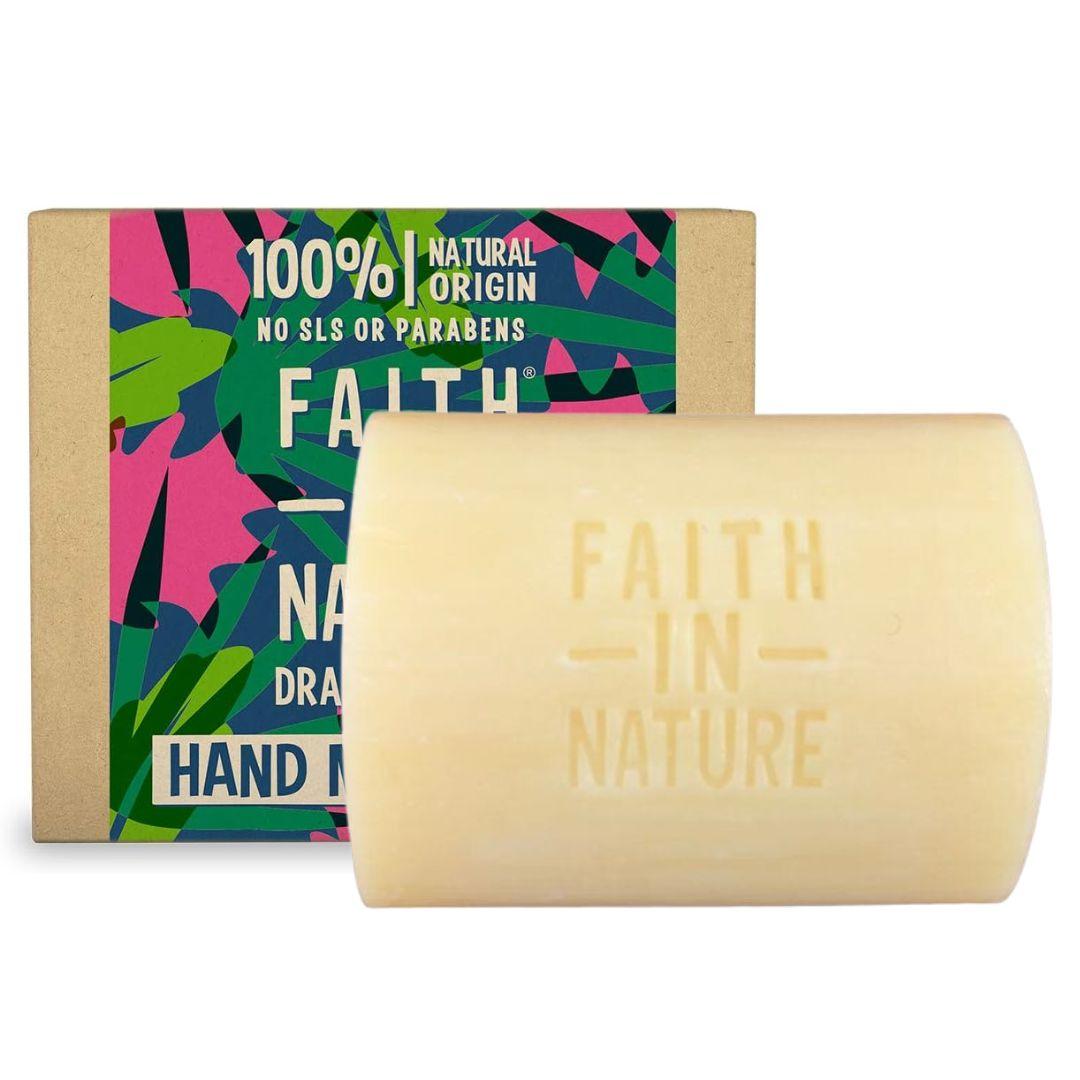 Натуральне мило ручної роботи з екстрактом питайї Faith In Nature Natural Dragon Fruit Hand Soap Bar 100 г