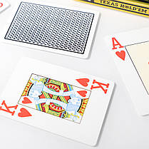 Блок пластикових гральних карт Copag "Texas hold'em" Gold, фото 5