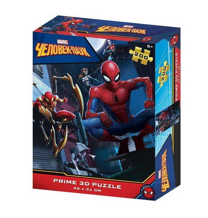 Пазли 3D Людина павук Spider-Man (200 деталей) 33035
