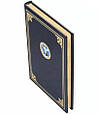 Діловий щоденник А4 формату в шкіряній палітурці "Військова розвідка України", фото 4