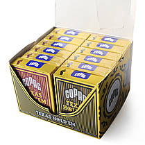 Блок пластикових гральних карт Copag "Texas hold'em" Gold, фото 3