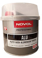 Автошпатлевка Novol Alu с алюминиевой пылью 0,25кг