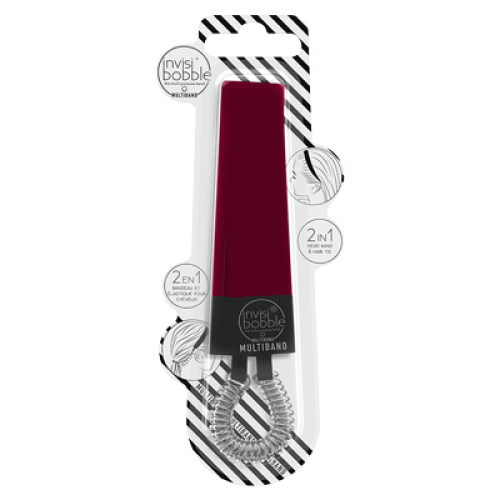 Багатофункціональна пов'язка для волосся Invisibobble Multiband Red-y To Rumble