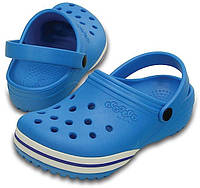 CROCS Крокс Сандали Детские голубые размер 29-30, crocs Kids Unisex Jibbitz Byilby Ocean Clogs