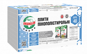 Плита полістирольна ANSERGLOB EPS-40 1 м·1 м (30 мм)
