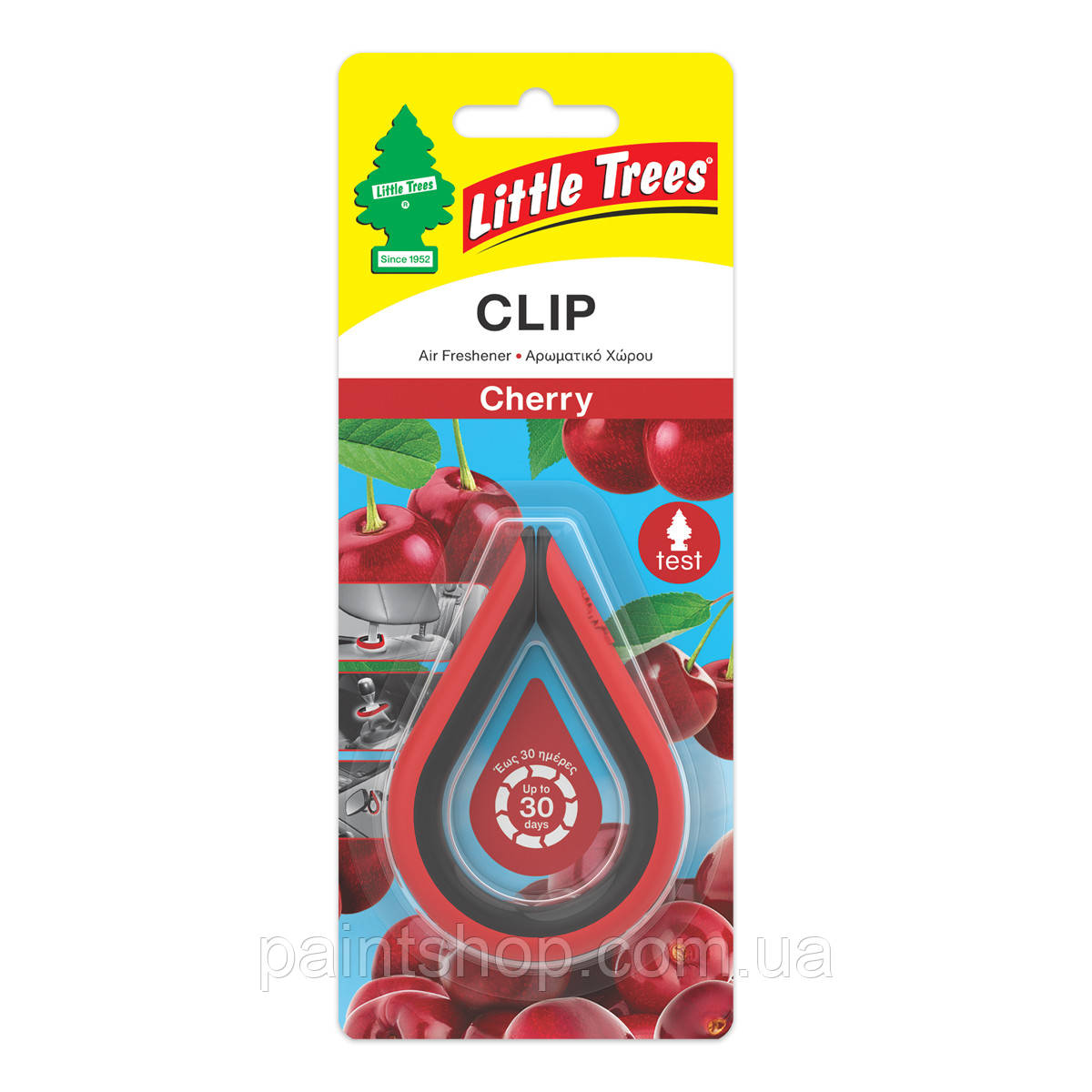Ароматизатор повітря автомобільний Little Trees Clip Вишня