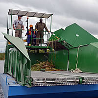 Баржа для перевозки водных сорняков с конвейером Mavi Deniz Transport Barge