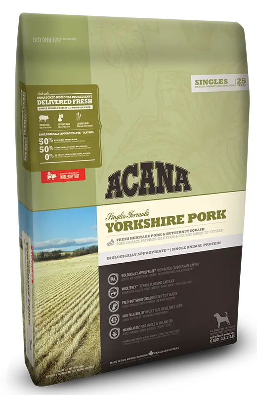 Acana Yorkshire Pork (Акана Йоркшир Порк) сухий корм для собак усіх порід