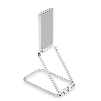 Тонкий, удобный металлический держатель для гаджетов оборот на 360°, многофункциональная подставка Срібний
