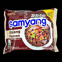 Локшина рамен дуже гостра Samyang Ramen Chacharoni Blackbean 140 грам