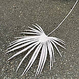 Аркуш пальми лапа 69 см світло-бузковий, фото 3