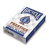 Блок пластикових гральних карт Bicycle Prestige Poker 100% Plastic, фото 2