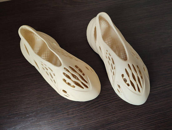 Кросівки бежеві Yeezy Foam Runner BEIGE жіночі унісекс, фото 5