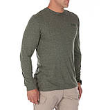 Реглан 5.11 Tactical Triblend Legacy Long Sleeve Tee Military Green Heather L, фото 3