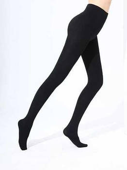 Колготки 350 ден бавовняні еластичні з плоскими швами Lady Classic 350 чорного коричневого кольорів розміри 2 3 4 5 6