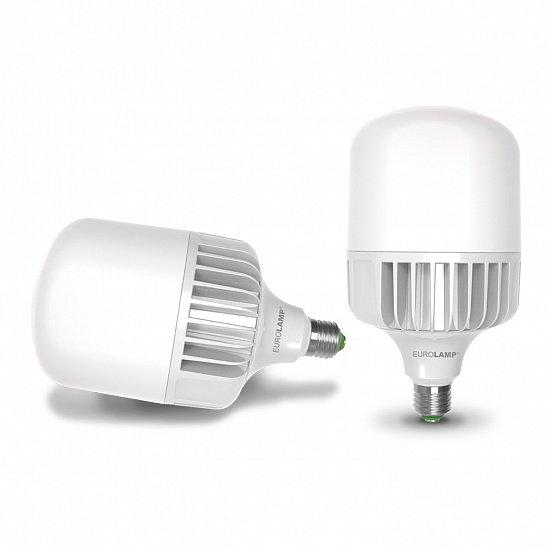 Лампа світлодіодна 50W 220V 5200lm 6500K E40 120х225mm надпотужна [4260410487679] LED-HP-50406 EUROLAMP