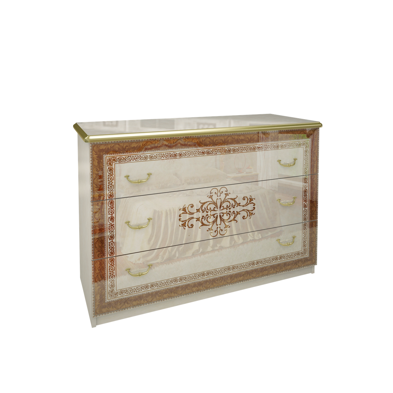 Комод Дженніфер 3шх Радіка Беж Міро-Марк, фото 1