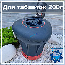 Поплавець-дозатор для басейну для великих таблеток хлору Kokido Revolution CD20BU/REV (табл. 75 мм) чорний