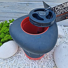 Поплавець-дозатор для басейну для великих таблеток хлору Kokido Revolution CD20BU/REV (табл. 75 мм) чорний