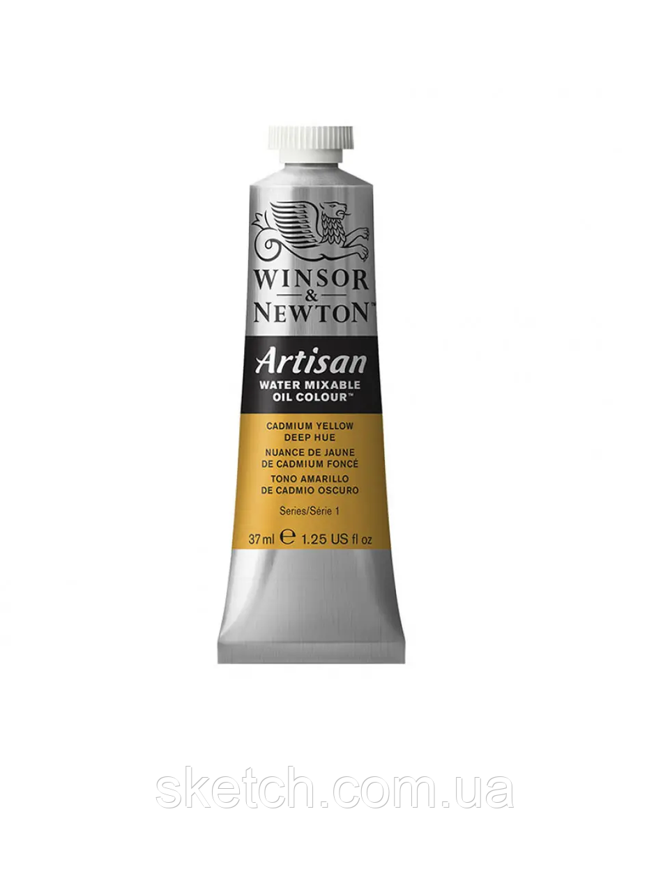 Водорозчинна олійна фарба WINSOR & NEWTON Artisan, №115 Кадмі темно-жовтий (Cadmium yellow deep hue), 37мл.