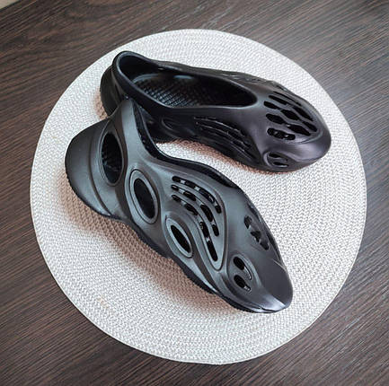 Кросівки Yeezy Foam Runner BLACK унісекс, фото 1