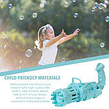 Дитячий автоматичний пістолет-кулемет для мильних бульбашок | Пістолет для бульбашок | Bubble Gun Blaste, фото 4