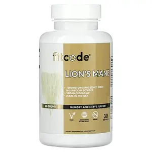 Їжовик гребінчастий Fitcode Organic Lion’s Mane 60 капс.