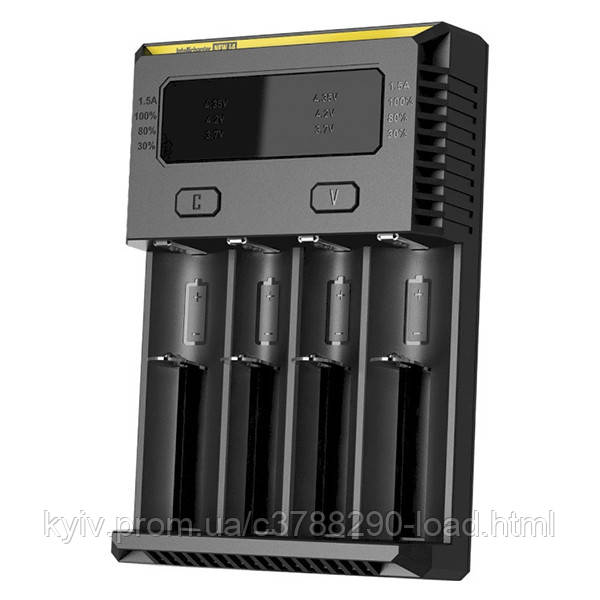 Зарядний пристрій для акумуляторів Nitecore New I4 (універсальний)