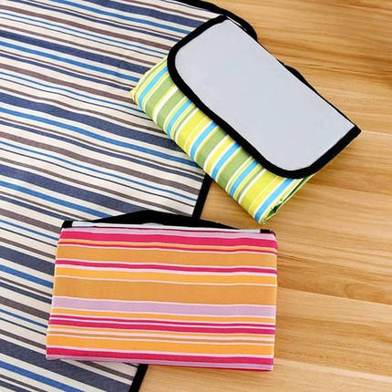 Килимок водонепроникний складаний для пікніка 147х180 см, Килимок для пляжу, Покривало водонепроникне, фото 1