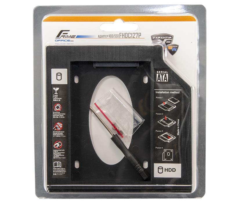 Кріплення для HDD/SSD 2.5" to notebook Frime Black (FHDC127P)