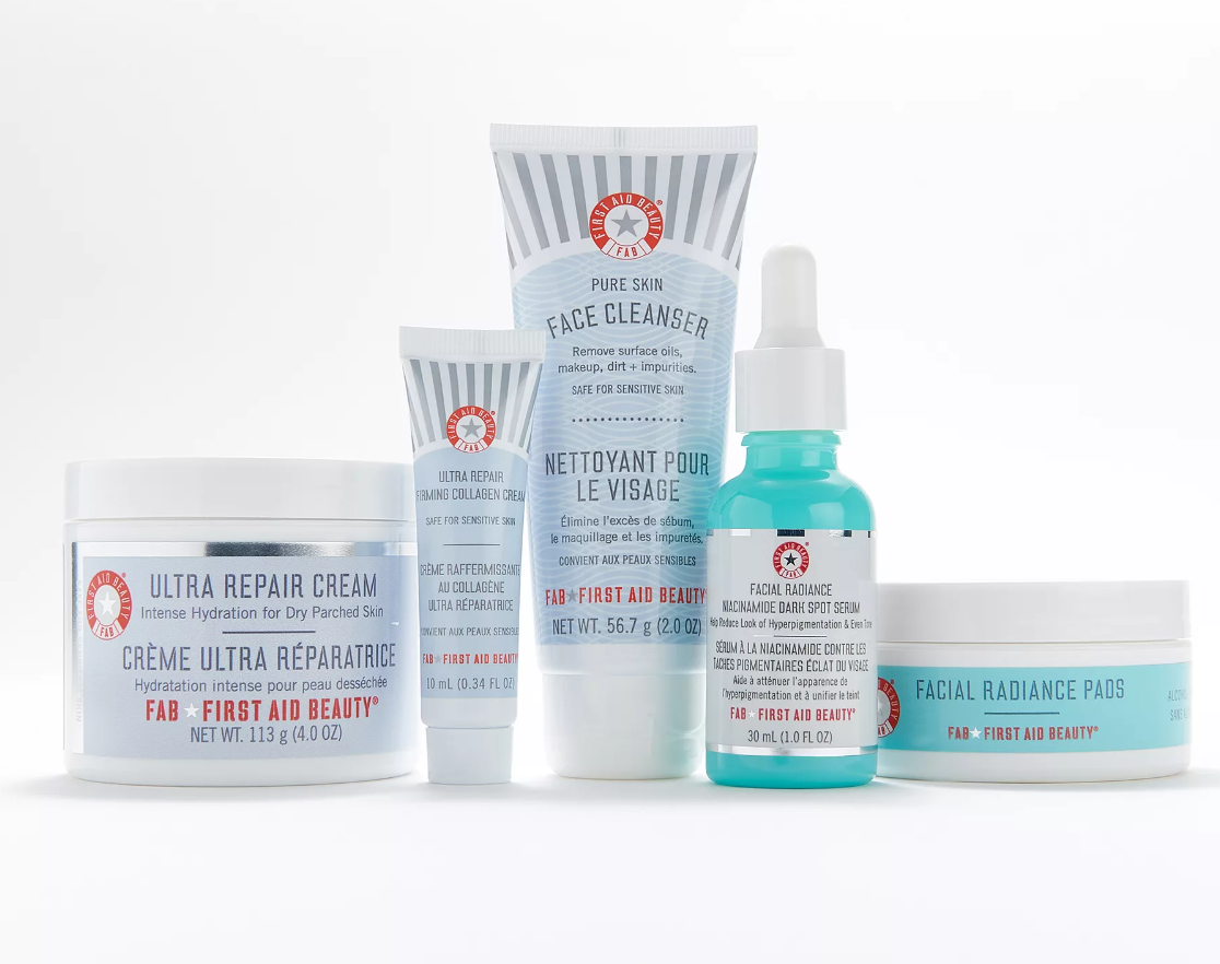 Набір для покращення кольору обличчя First Aid Beauty Clean, Smooth and Groovy Kit