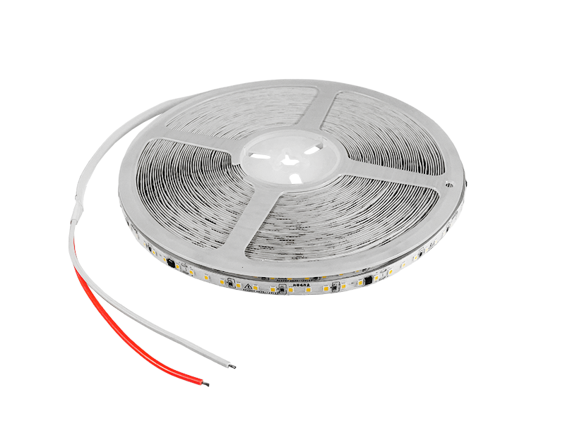 Світлодіодна стрічка 2835-120led-8mm-220V, IP20 8W/m подвійна плата нейтральний білий BPS G3 BIOM Professional (20м упаковка)
