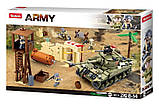 Конструктор SLUBAN Army Захват базы M38-B0713 Танк 790 деталей + ПОДАРУНОК, фото 5