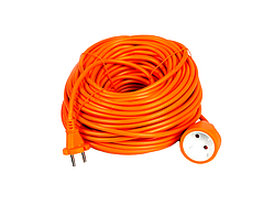 Подовжувач 1 гніздо 16A 30м без заземл. / LMK070 помаранчевий Лємансо