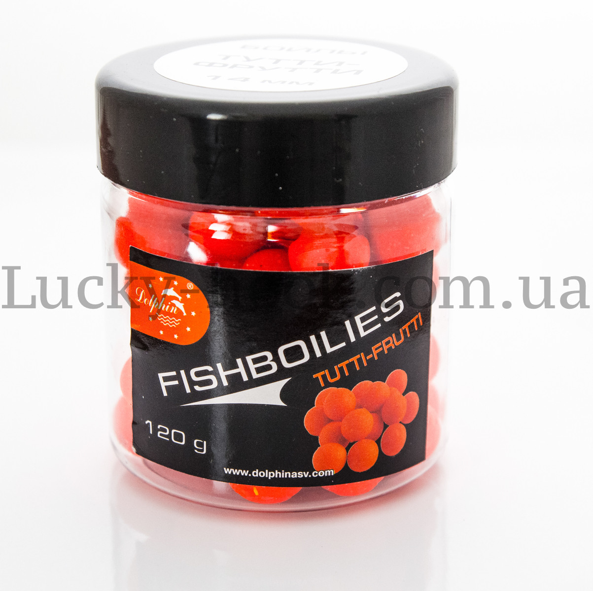 Бойли тонучі Dolpin 14 mm Тутті-Фрутті 120g