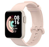 Силіконовий ремінець для Xiaomi Mi Watch 2 Lite Pink ( Пудровий рожевий ), фото 4