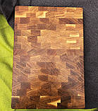 Кухонна торцева обробна дошка з дуба. Торцеві обробні дошки. 500*270*40, фото 4