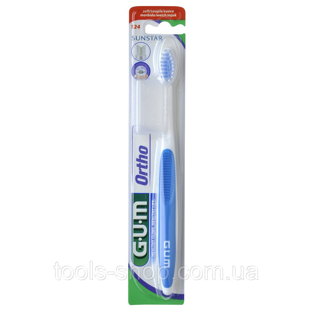 Зубна щітка GUM Ortho ортодонтична, фото 1