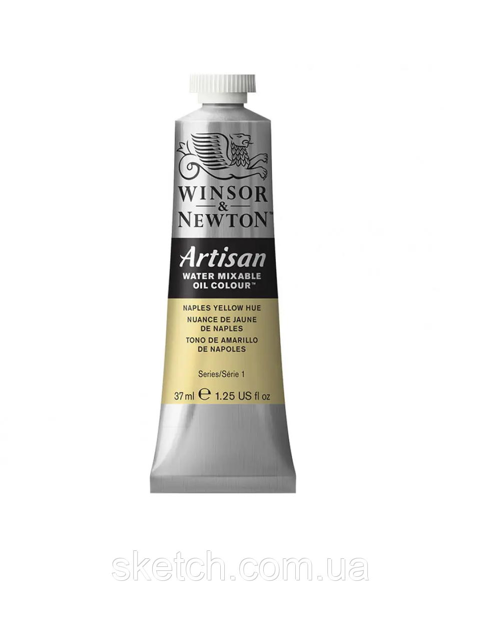 Водорозчинна олійна фарба WINSOR & NEWTON Artisan, №422 Неаполітанський жовтий (Naples yellow hue), 37мл., фото 1