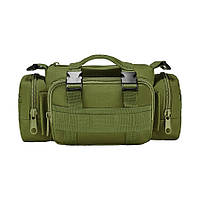 Сумка - подсумок тактическая поясная Tactical военная, сумка нагрудная с ремнем на плечо 5 литров WC-739