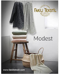 Набір махрових рушників для бані 70 на 140 см в упаковці 6 штук Fakili Tekstil Modest